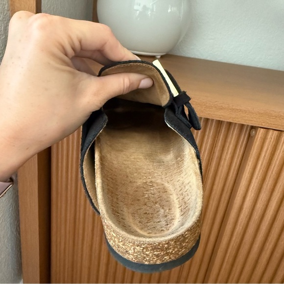 Alohas Black Suede Clogs Size 38 (US 7) - Picture 8 of 10